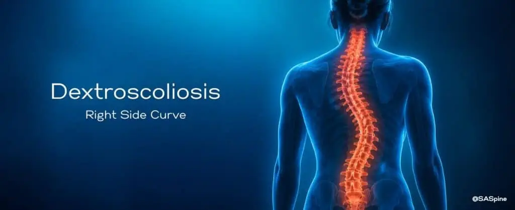 It is Dextroscoliosis
