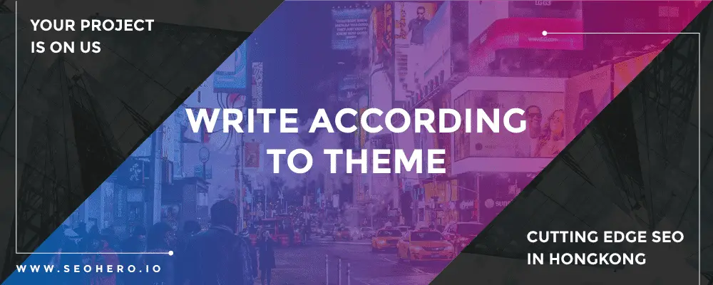 write according to the theme write according to the theme