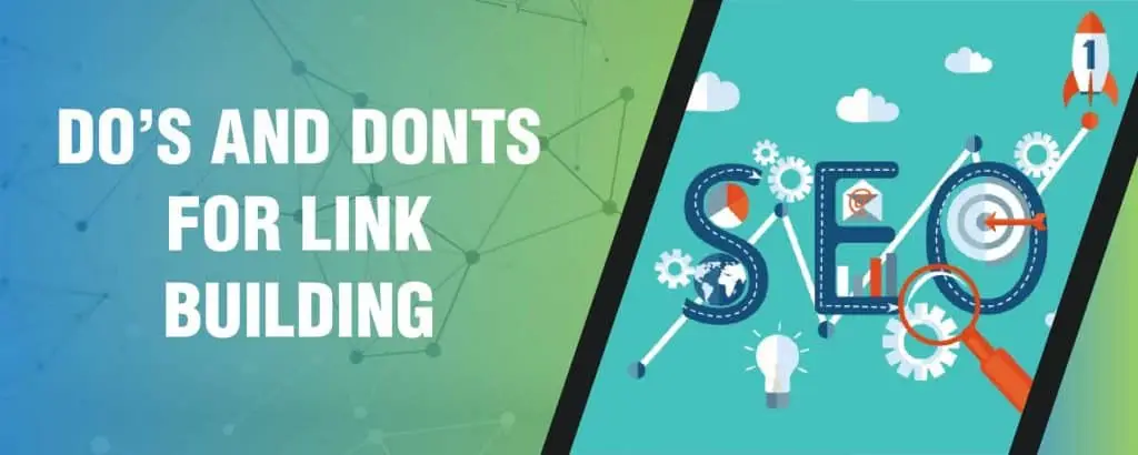 SEO: Step by Step Guide SEO 6 dos and donts for link building@2x 100
