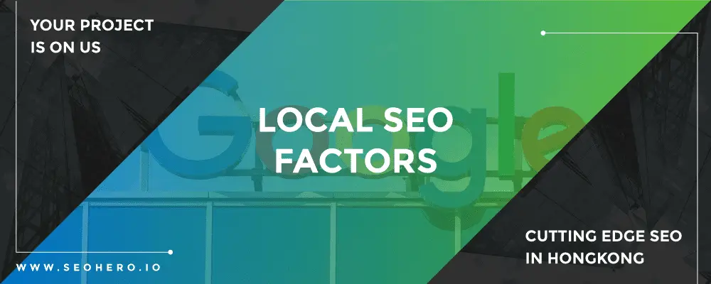 Local SEO Factors Local SEO Factors
