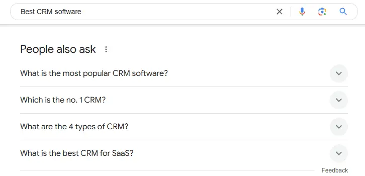 SaaS SEO Strategy: How To Rise Above Competition In 2025 5 SaaS SEO Strategy - Google People Also Ask