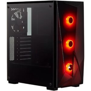 Available Now Corsair Carbide SPEC DELTA RGB Tempered Glass Mid Tower ATX Gaming Case Black CC 9011166 WW