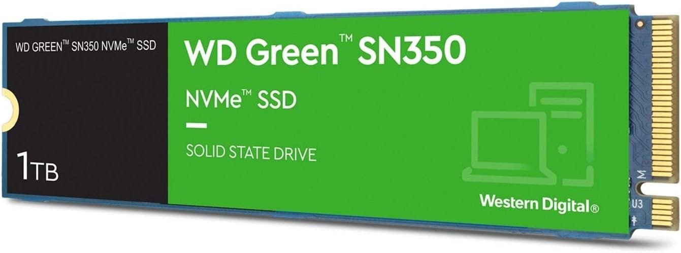 Available Now WD Green SN350 1TB PCI Express 3.0 x4 NVMe M.2 2280 Internal SSD WDS100T3G0C