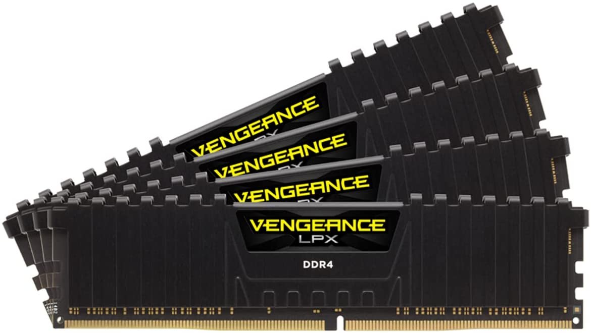 New Model Corsair Vengeance LPX Black 128GB (4x32GB) 3200MHz DDR4 Quad Channel Memory Kit CMK128GX4M4E3200C16
