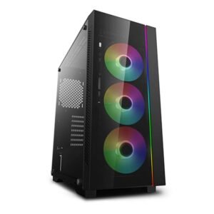 Available Now Deepcool MATREXX 55 V3 ADD RGB 3F Mid Tower White Cabinet With Tempered Glass Side Panel DP ATX MATREXX55V3 AR WH 3F