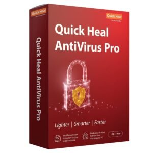 Available Now QUICK HEAL ANTIVIRUS PRO LATEST VERSION 1 PC 1 YEAR (CD/DVD)