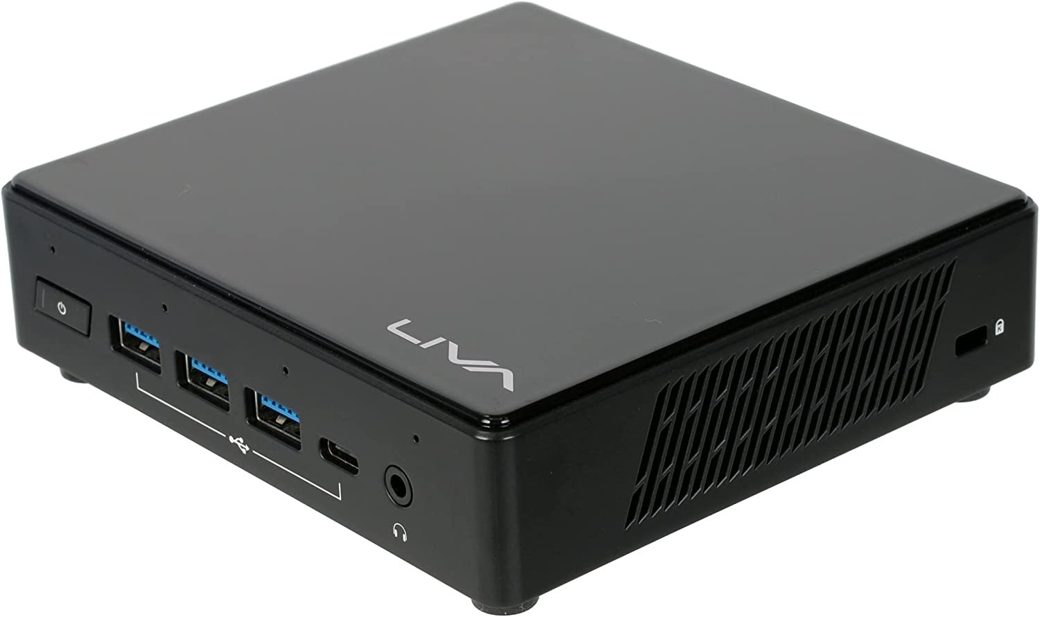 New Model ECS Elitegroup LIVA Z2V Black Small Form Factor PC (64GB eMMC/N4120 Processor)