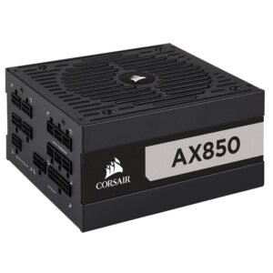 Best Corsair AX850 SMPS 850 Watt 80 PLUS Titanium Certification Fully Modular PSU CP 9020151 UK