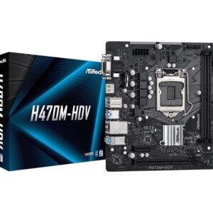 Best ASROCK H470M HDV MOTHERBOARD (INTEL SOCKET 1200/10TH GENERATION CORE SERIES CPU/MAX 64GB DDR4 2933MHZ MEMORY)