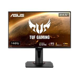 New Model ASUS TUF Gaming VG259Q 25 Inch Gaming Monitor (Adaptive Sync 1ms Response Time 144Hz Refresh Rate Frameless FHD IPS Panel HDMI DisplayPort Speakers)
