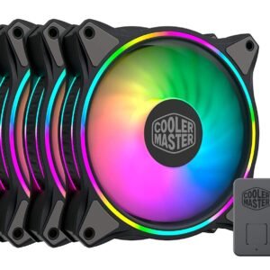 Original Cooler Master MasterFan MF120 Halo ARGB Cabinet Fan Triple Pack MFL B2DN 183PA R1