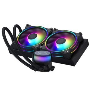 New Model Cooler Master MasterLiquid ML240 Illusion CPU Liqud Cooler MLX D24M A18P2 R1