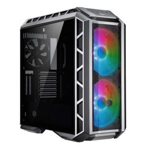 Original Cooler Master MasterCase H500P Mesh ARGB Mid Tower Gaming Cabinet with Two 200mm Fans