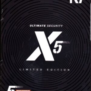 Original K7 TOTAL (ULTIMATE) SECURITY X5 LIMITED EDITION 5 PCS 5 YEARS (CD)