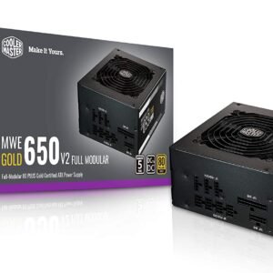 Available Now Cooler Master MWE Gold 650 V2 80 Plus Gold Certified Fully Modular Power Supply