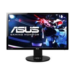 Available Now Asus 24 inch (60.96 cm) LED Backlit Computer Gaming Monitor with 3D Vision Ready Eye Care Built in 2W Stereo Speakers VG248QE (Black)