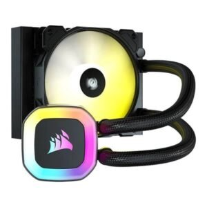 Original Corsair H55 RGB All in one 120MM CPU Liquid Cooler (Black) CW 9060052 WW