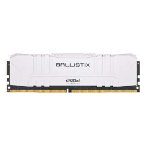 Best Crucial Ballistix 8GB DDR4 3600 Desktop Gaming Memory (White) BL8G36C16U4W