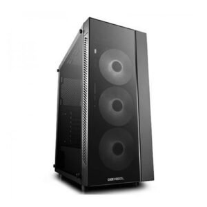 New Model DEEPCOOL MATREXX 55 ADDRESSABLE RGB 3F E ATX MID TOWER BLACK CABINET WITH TEMPERED GLASS SIDE PANEL
