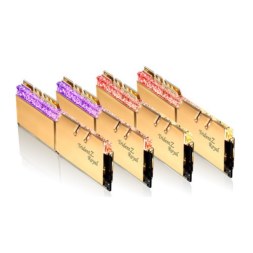 Genuine G.skill Trident Z Royal Gold Series 32GB (4x8GB) 3600 MHz DDR4 Memory F4 3600C18Q 32GTRG