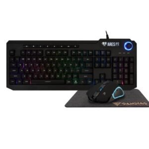 New Model Gamdias Ares P2 RGB 3 in 1 Wired Gaming Keyboard and Mouse Combo with Mouse Pad
