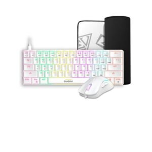 Original Gamdias Hermes E4 RGB 3 in 1 Wired Gaming Keyboard and Mouse Combo with Mouse Pad