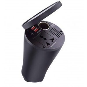 Best LAPCARE 200W PORTABLE SMART CAR CHARGER WITH USB HUB