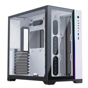 Genuine PHANTEKS Metallic Gear Neo Qube White Tempered Glass Steel E ATX Mid Tower Desktop Chassis MG NE620Q_DWT01