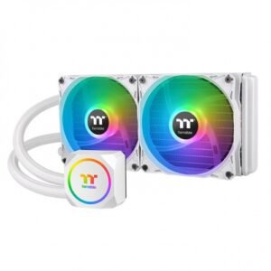 New Model Thermaltake TH240 ARGB Sync Snow Edition AIO Liquid Cooler CL W301 PL12SW A