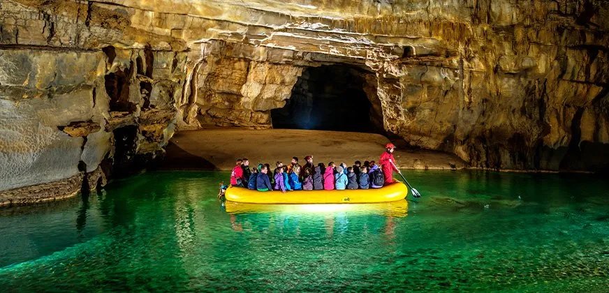Križna jama grotten in Slovenië