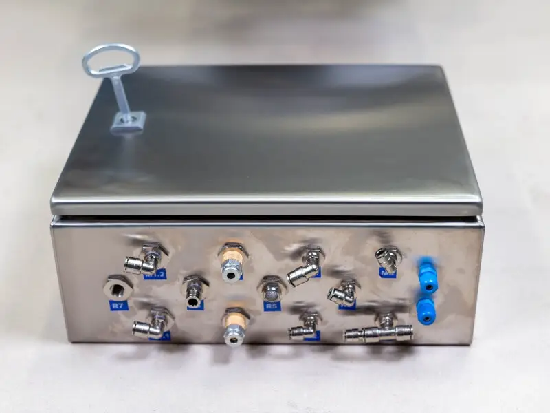 Segmented ball valves Control box