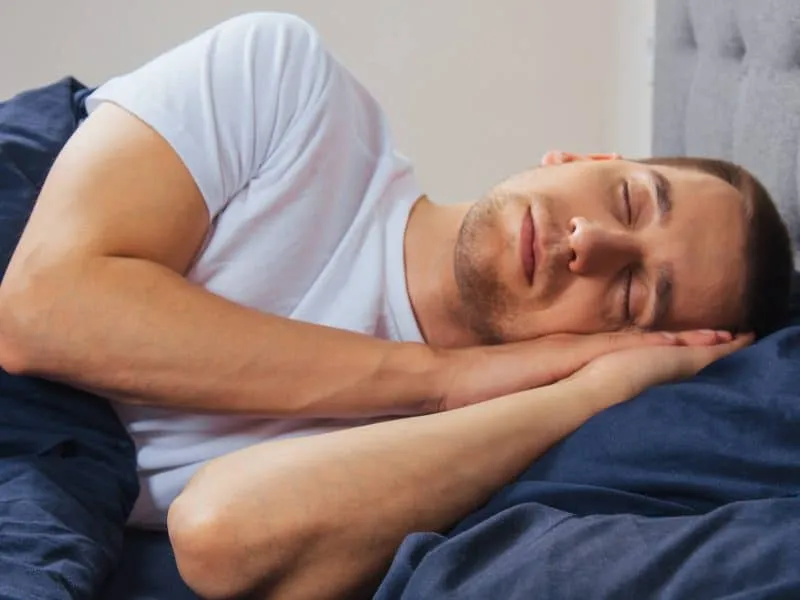 man sleeping