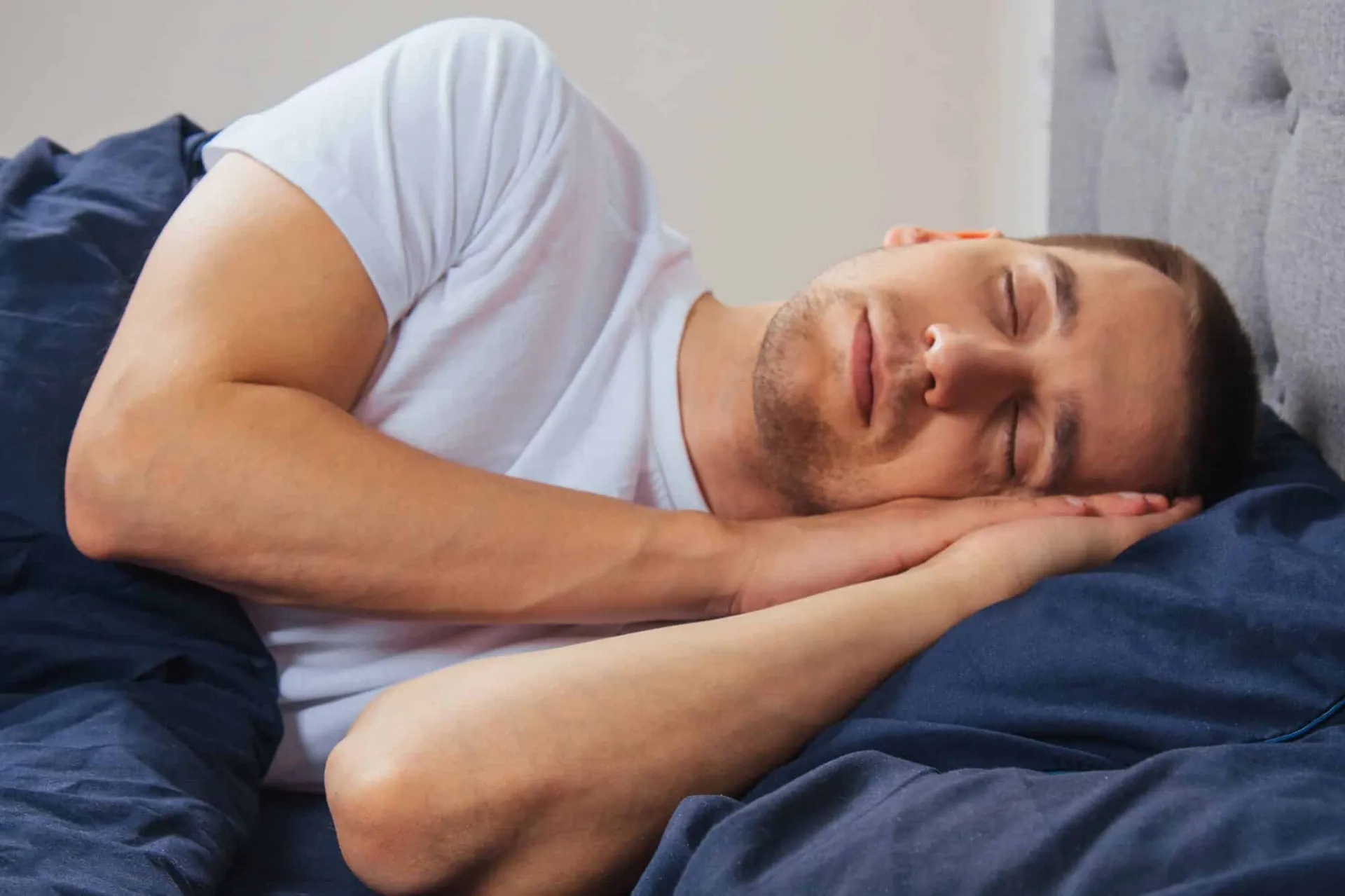 man sleeping