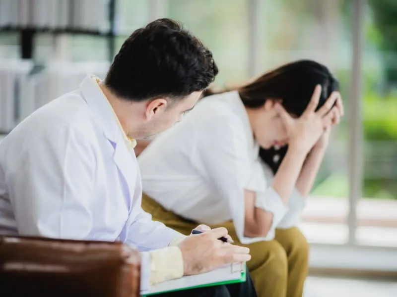 Mental health patients with anxiety symptoms are currently seeking advice from psychiatrists, for treatment at the hospital
