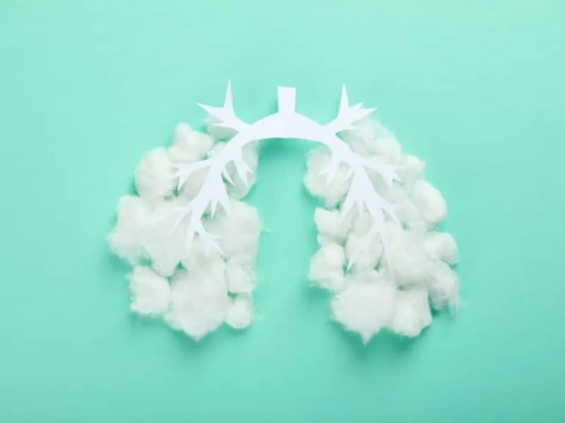 Concept of World lung day, lung problems and treatment