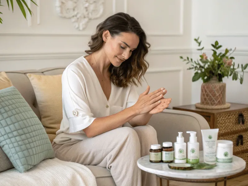 woman-applying-cannabis-infused-creams--balms--and