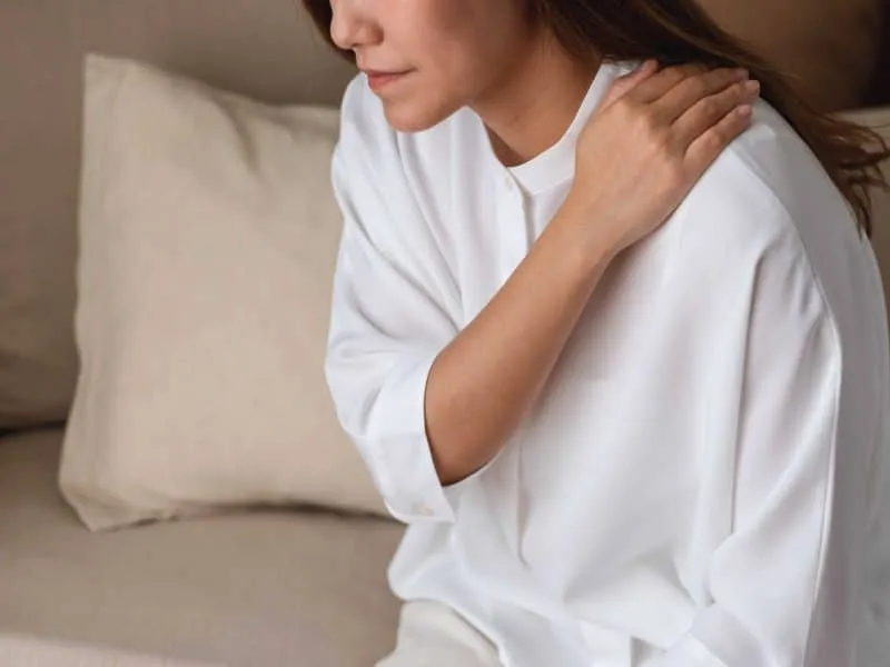 woman suffering from chronic pain