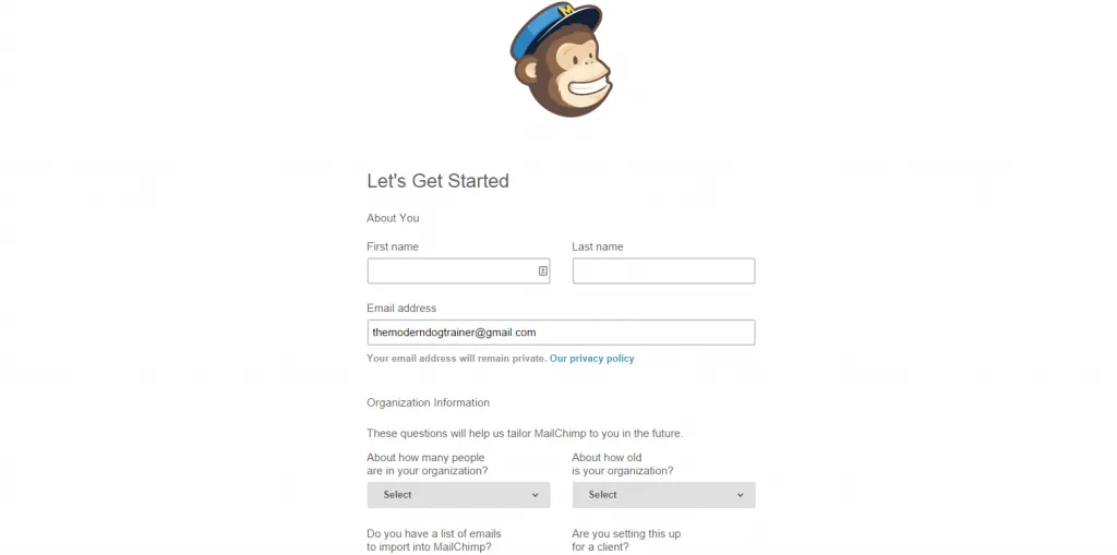 set up an email newsletter 3