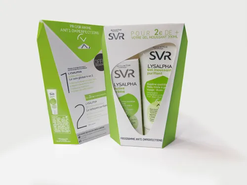 Gagnez une belle offre Duo Lysalpha crème active & gel moussant des Laboratoires SVR…