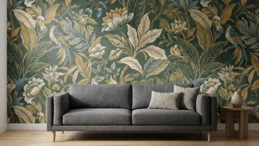 Living room wallpaper