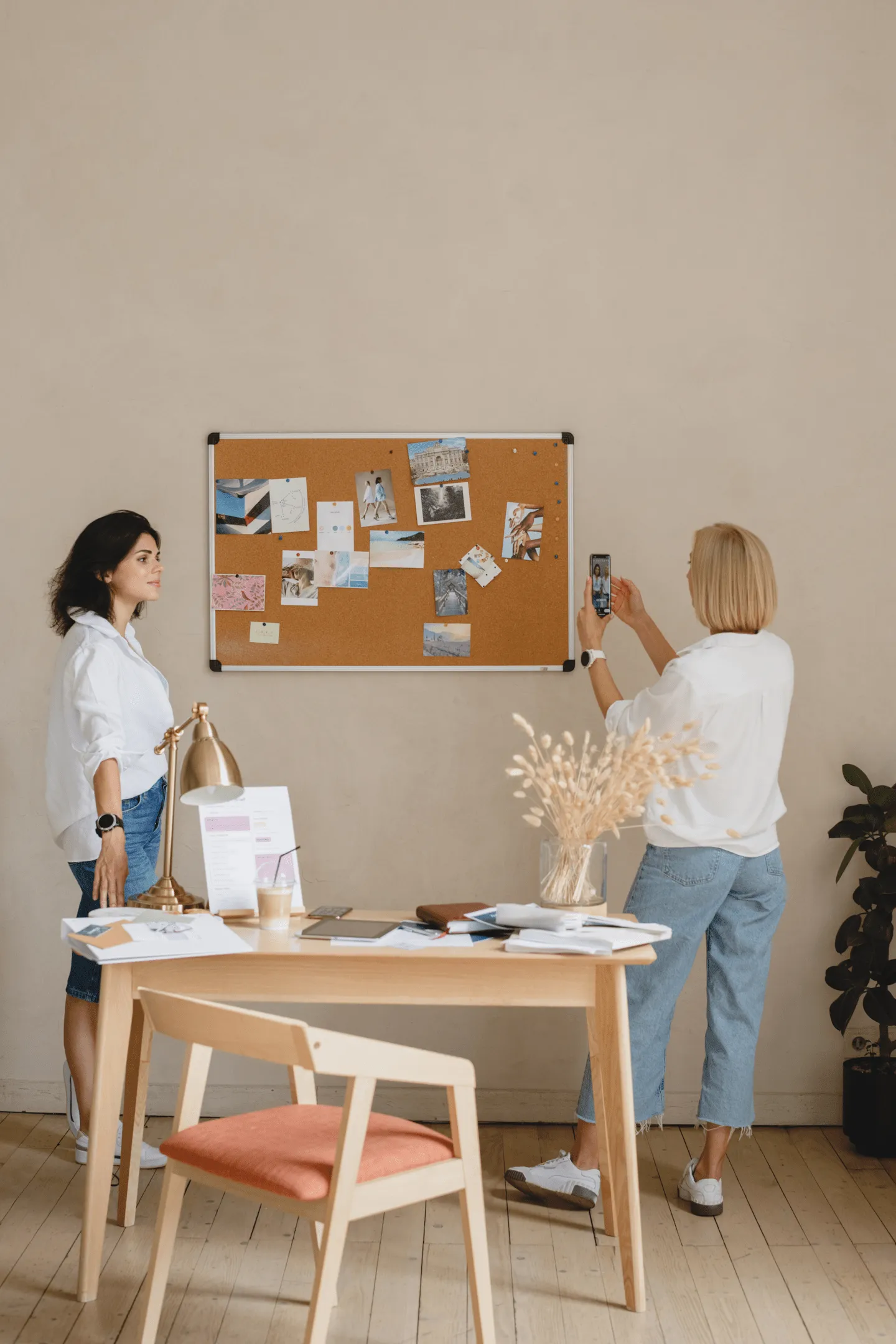 If you're a visual person, try using a whiteboard or similar to map out your content ideas.