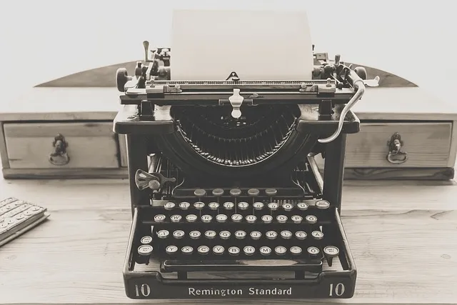 typewriter, vintage, old, word magic