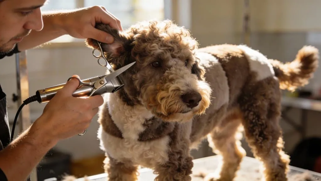 Lagotto romagnolo trimmen: hoe vaak knippen en welke stijl kiezen? 7 Borstelen trimmen vachtverzorging lagotto
