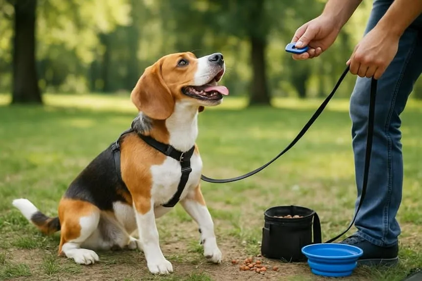 proper beagle training equipment