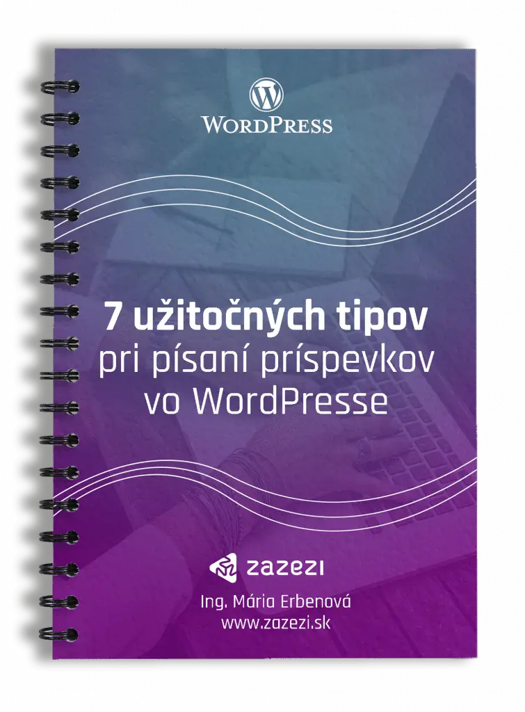 Ebook - 7 užitočných tipov pri písaní príspevkov vo WordPresse