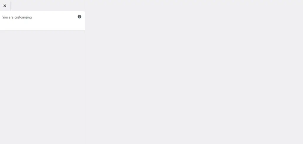 WP Astra customizer blank screen