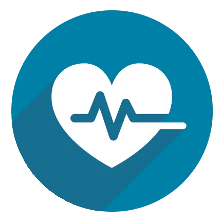 Heart With Wave Health Icon